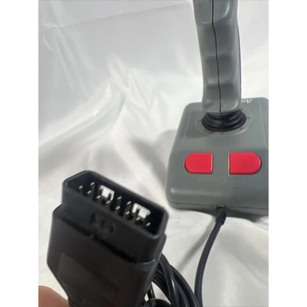 Vintage Suncom Analog Edge Joystick Serial Game Controller IBM PC
